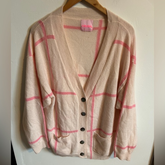CRUSH Cashmere Cardigan Sweater - Picture 1 of 6